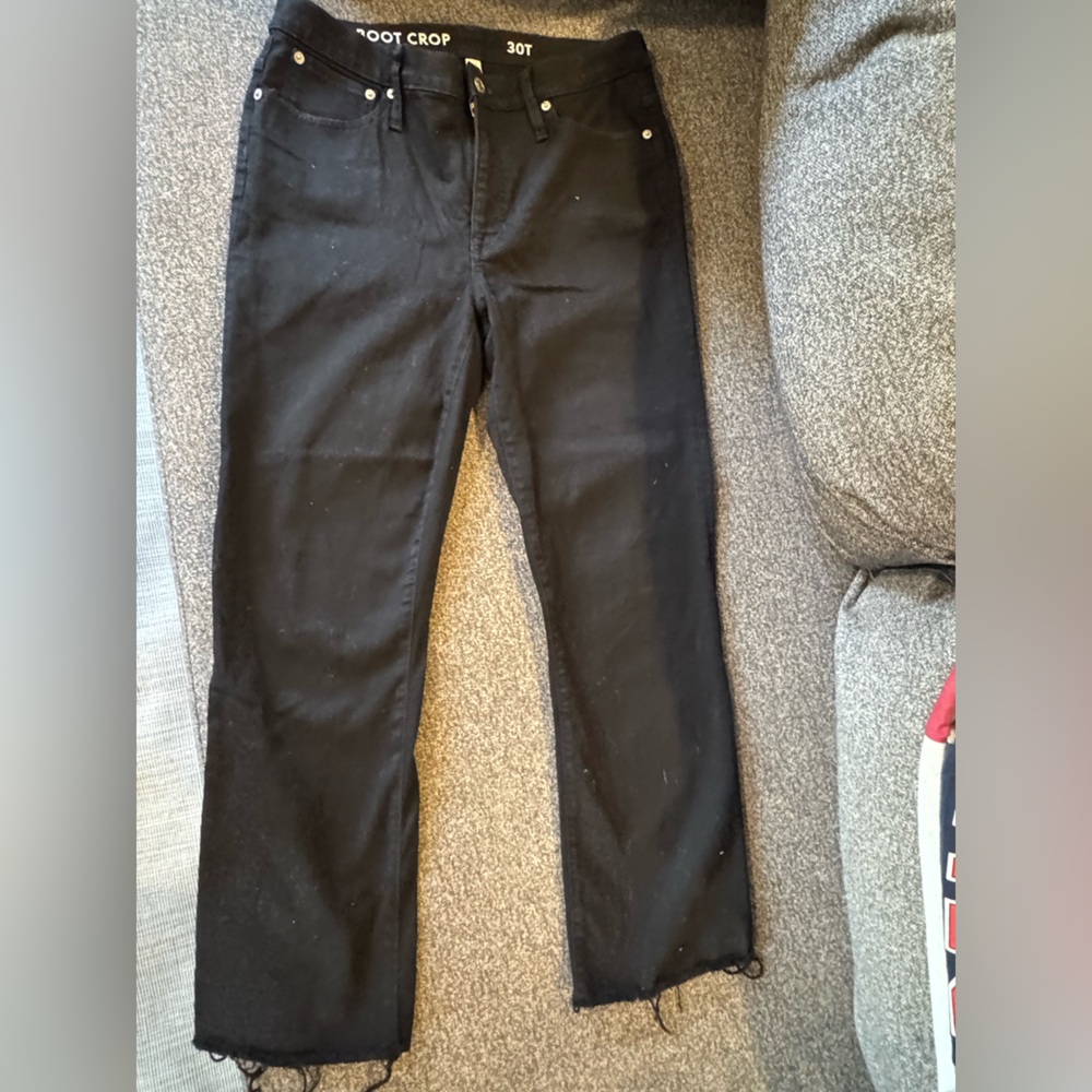 Black Demi Boot Crop Jeans